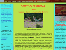 Tablet Screenshot of objetivodespertar.com